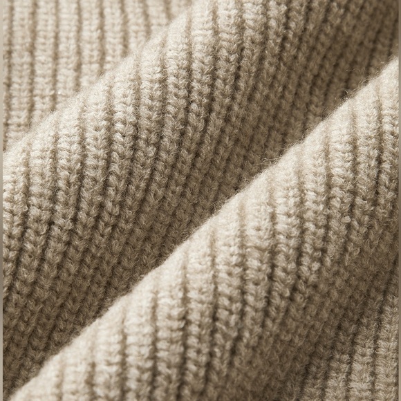Commense Ribbed Cap Sleeve Warm Sweater - Picture 7 of 8